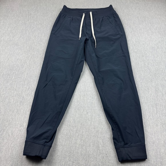 Vuori Pants Men Small Blue Meta Performance Stretch Drawstring Athletic Jogger